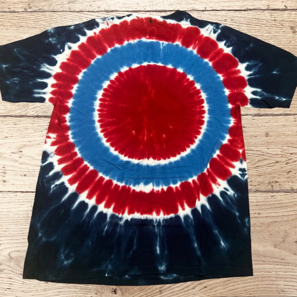 Philadelphia 76ers Dunker Basketball Grateful Dead Liquid Blue Shirt M - Picture 2 of 7